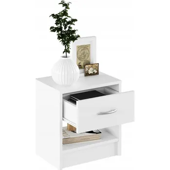 Noční stolek Noční stolek Nea 2 New - bílá