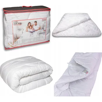 přikrývka CELOROČNÍ PŘIKRÝVKA 140X200 BÍLÁ PREMIUM POLSKÁ VÝROBA MĚKKÁ SAMETOVÁ