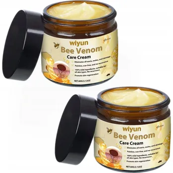 Pleťový krém Pleťový krém s včelím jedem, vylepšený obnovující krém pro všechny typy pleti, 2 kusy