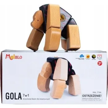 ostatní stavebnice DŘEVĚNÉ EKOLOGICKÉ STAVEBNICE KREATIVNÍ ZVÍŘÁTKA