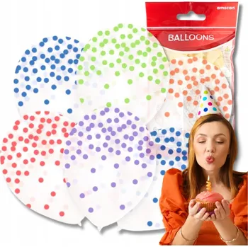 Balónek Balónek vícebarevný klasický 6 ks