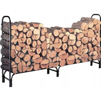 Obraz Kovový koš na dřevo KONDELA