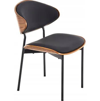 Jídelní židle Marsia - černá / ořech / černá