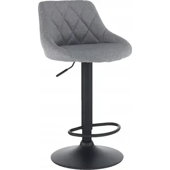 Barová židle Barová Židle Kondela , odstíny šedé, látka 84 cm