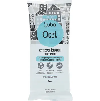 Utěrka Vlhčené ubrousky Luba z celulózy, balení ks kusů, bílé