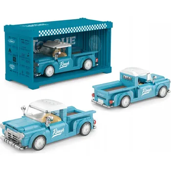 ostatní stavebnice STAVEBNICE Klasické auto PICKUP MODRÝ 297 dílů TORQUE TITANS (297 DÍLKŮ)