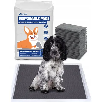 Vrták Jednorazowe podkładki treningowe 60x60 cm pro štěňata a kočky 30 ks