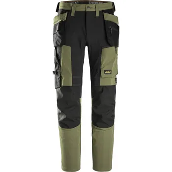 montérky PRACOVNÍ KALHOTY BOZP STRETCH S KAPSAMI SNICKERS 6218 (OLIVOVÉ 56)