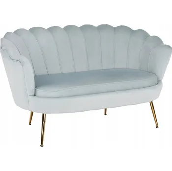 Pohovka Kanapa Kondela 135 x 75 cm, modrá látka