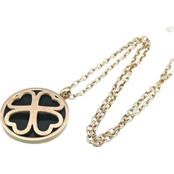 Přívěsek Přívěsek ve tvaru čtyřlístku s řetízkem, průměr 28 mm, váha 14 g.