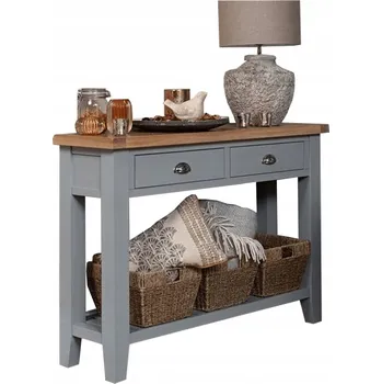 Konferenční stolek Toaletní Stolek Kondela odstíny šedé matné 80 x 80 x 30 cm