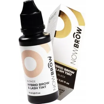 Barva na řasy a obočí HYBRIDNÍ BARVA NA OBOČÍ A ŘASY NOWBROW LASH BLOND VEGAN 15ML