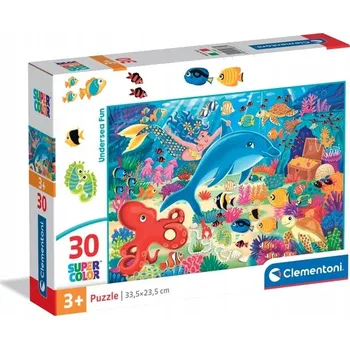 Puzzle 30 dílků Podvodní svět 20837 Clementoni Super Color 3+
