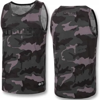 Podprsenka Pánské tílko Pitbull Slim Fit Hilltop Maskáčový XXL