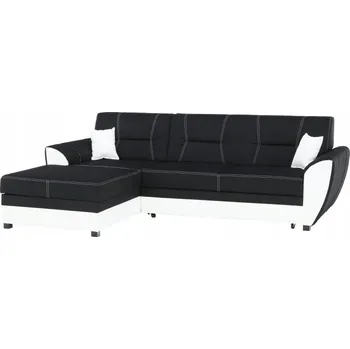 Sedací souprava Rohová Sedací Souprava Kondela látka černá