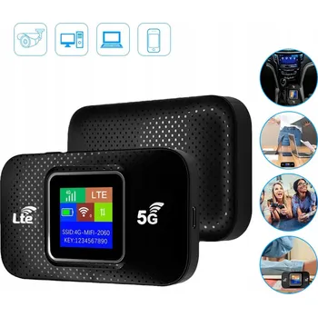 IP kamera Mobilní WiFi router na SIM kartu pro cestování 4G/5G LTE 150Mbps MIFI