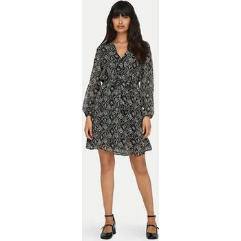 Dámské šaty ONLY Každodenní šaty Cera 15236376 Černá Regular Fit M