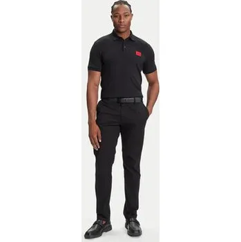 Pánské tričko Hugo Polokošile Dereso222 50466202 Černá Slim Fit L