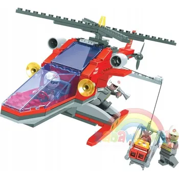 ostatní stavebnice Hasiči vrtulník Dromedár s navijákem, 208 dílů 21501
