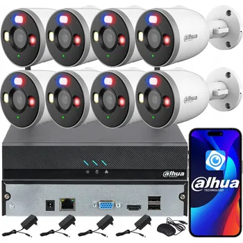 Bezpečnostní kamera Monitorovací sada DAHUA pro 8 WiFi kamer 5MPx F5D-PV Smart Dual Light Audio