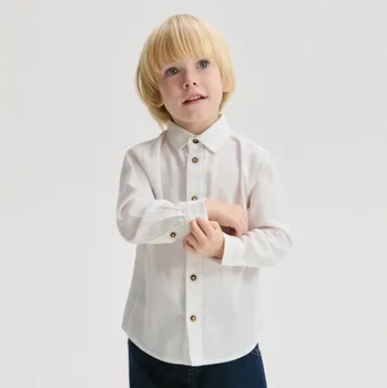 Reserved - Bavlněná košile - bílá - 663HF-00X - 663HF-00X-92