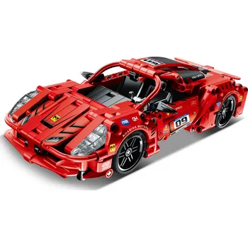 ostatní stavebnice iM.Master Stavebnice závodní auto na zpětné natažení 437 dílků