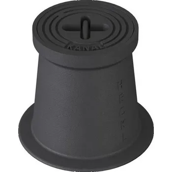 poklop Poklop šoupátkový RENKO, KANAL, víko černé, třmen, HECKL