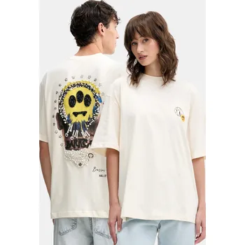 Bavlněné tričko Barrow F5BWUATH124 béžová 01X, vel. L