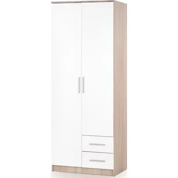 Šatní skříň Skříň Halmar Lima S2 80 x 205 x 52 cm, dub sonoma