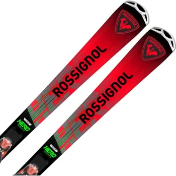 Sjezdové lyže Rossignol Hero Elite ST Ti Konect + SPX 14 K GW B80 Black Hot Red 157