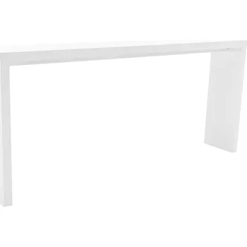 Konferenční stolek Toaletní Stolek Kondela , matně bílý, 183 x 80 x 28 cm