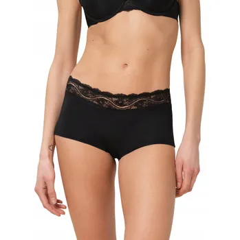 Kalhotky Černé šortky s krajkou dámské kalhotky Triumph Lovely Micro Short S