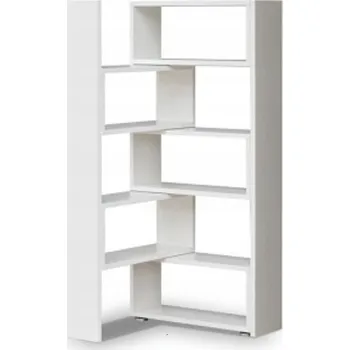 Knihovna Regál Kondela 75 cm x 187 cm x 33 cm bílý