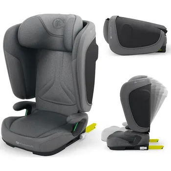 Autosedačka Kinderkraft Autosedačka skládací Unity 2 I-Size (100-150 cm) Grey