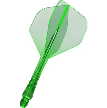 Šipka Mission Force 90 Vortex průhledné zelené integrované No2 letky a střední násadky