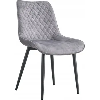 Židle Kondela látka šedá 3 ks