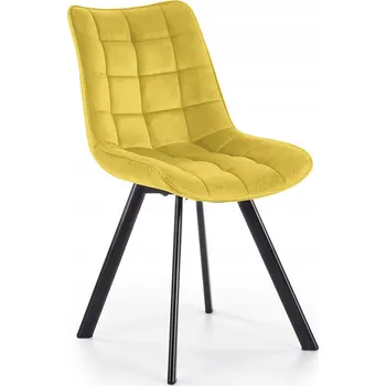 Jídelní židle Židle Halmar látka žlutá 1 ks
