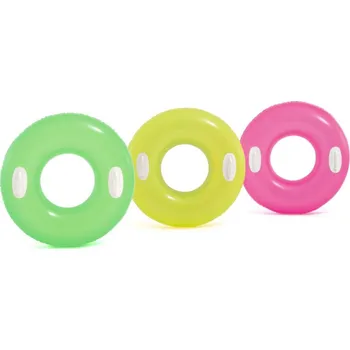 Kruh nafukovací s úchyty 76cm 3 barvy v sáčku