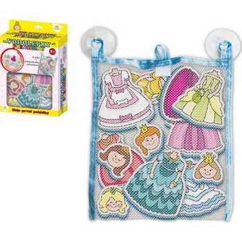 Hračka pro nejmenší Vodolepky Moje první pohádky Princezny pěnová sada se síťkou MPP