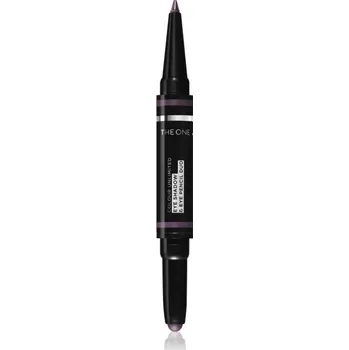 Tužka na obočí Oriflame The One Colour Unlimited oční stíny a tužka na oči 2 v 1 odstín Frosted Purple 1,2 g