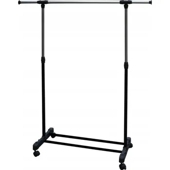 Věšák Stojanový věšák kovový Kondela černý