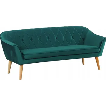 Pohovka Trojmístná pohovka Nosel - zelená / přírodní