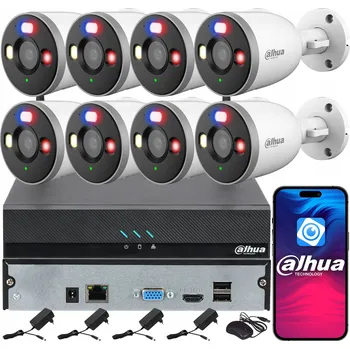 Bezpečnostní kamera Monitorovací systém DAHUA pro 8 kamer 5MPx F5D-PV Smart Dual Light Audio