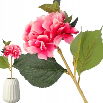umělá květina HORTENZIE umělé květy kytice do vázy jako živé dekorativní na balkon