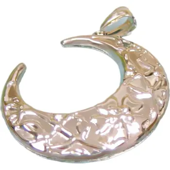 Přívěsek Přívěsek ve tvaru měsíce s květinovým vzorem, rozměr 40 mm