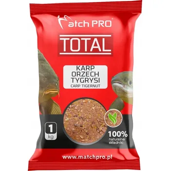 Návnadová surovina Návnada Match Pro kaprová metoda 1 kg TOTAL1 KG KAPR TYGŘÍ OŘECH