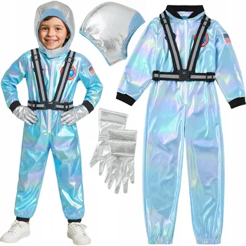 Karnevalový kostým KOSTÝM OBLEČENÍ ASTRONAUT KOSMONAUT OVERAL NASA 128 134 CM