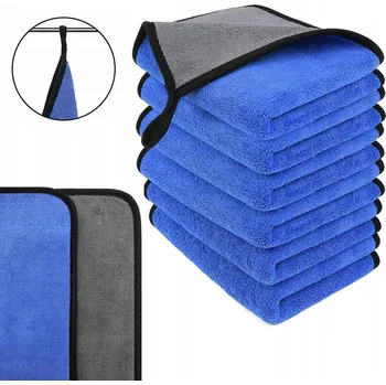 Utěrka 6 RUČNÍKŮ z mikrovlákna 1200GSM pro sušení, PUCHÝŘOVITÉ, ABSORPČNÍ
