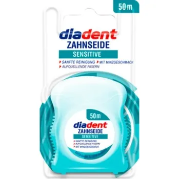 Zubní nit Diadent Sensitiv, Zubní nit, 50 m