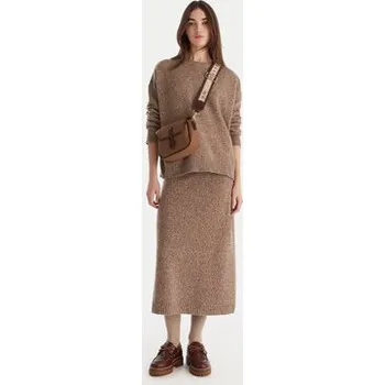 Dámský svetr Weekend Max Mara Svetr Sibari 2525366152 Hnědá Relaxed Fit XL